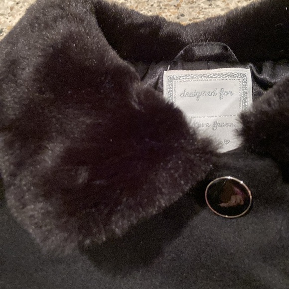 Girls 7-8 (M) Gymboree Black Dress Coat - Picture 2 of 11
